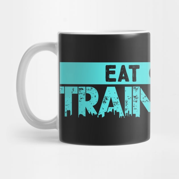 Eat Clean Train Dirty T-Shirt by GreenCowLand